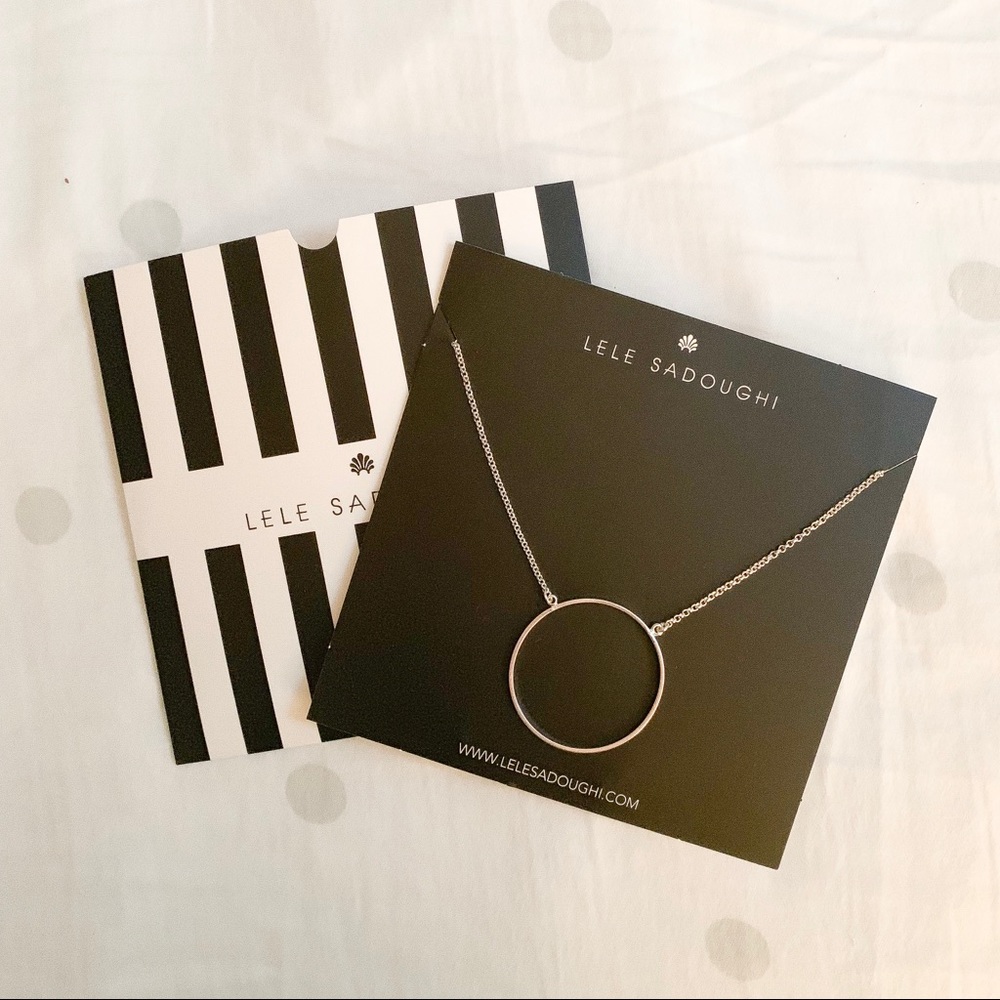 Silver Circle Necklace